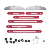 Strumento per sagomare pedata scale multifunzionale pieghevole calibro per pedata scale righello per misurazione pedata scale alzata mensola davanzale finestra mobile mensola