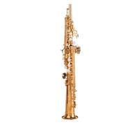 Strumento Per Sassofono Saxophone, Tubo Dritto, Strumento Professionale Per Sassofono Per Adulti In B Bemolle (Color : Gold)