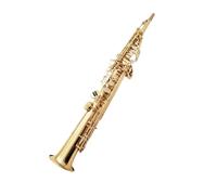 Strumento per sassofono soprano professionale in lacca dorata con chiave in Si chiave 1:1 Kit Sassofono