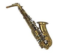 Strumento Per Sax In Ottone Con Sassofono Contralto In Mib Tono Laccato Oro Con Costruzione A Costine Con Bocchino Sassofono per principianti Kit