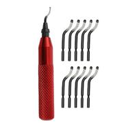 Strumento Per Sbavatura - Per Smussatura Ergonomici Con Frese Per Sbavatura | Rifilatura Di Precisione Dei Bordi Dei Tubi In Rame | Ideale Per Principianti, Lavori Fai Da Te, Manutenzione