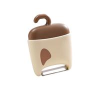 Strumento per sbucciare le verdure | Raschietto multiuso portatile - Pelapatate frutta e verdura con spazzola | Per cetriolo carota pera e cucina domestica in interni o esterni