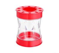 Strumento per sbucciare uova sode con design a basso profilo che si appoggia piatto nel cassetto e occupa uno spazio minimo (rosso)