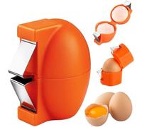 Strumento per schiacciare le uova, strumento separatore per apri conchiglie, strumento portatile per separare le uova, perfetto per cuocere, uova strapazzate e frittate, nessun disordine, nessun pezzo