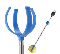 Strumento per scoop per palline da golf telescopico - Retriever pick-up palla da golf, palle da golf Retriever Grabber Claw | Extensore albero in acciaio inox, ricevitore tascabile, tiratore tascabile