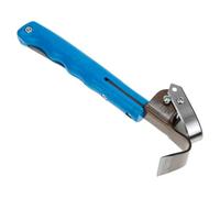 Strumento per Scortecciatura della Corteccia, Cutter da Giardino Blu | Gomma e Manganese Steel, Impugnatura Comoda, per Parchi e Balconi