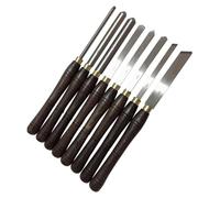 Strumento per sculture in legno 8 Pezzi Utensili for Tornitura del Legno HSS for Tornio Set di Scalpelli for Tornio con Manico in Noce e Custodia in Legno Utensili for Tornio for Legno I regali