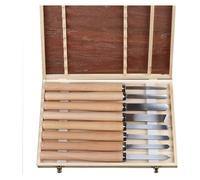 Strumento per sculture in legno Set di scalpelli for tornio for lavorazione del legno HSS Set da 8 pezzi for tornitura del legno, utensili for modellare torni for legno I regali