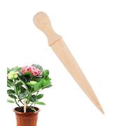 Strumento per semine, 14,6 x 2 cm, strumento da giardino, escavatore portatile in legno di precisione, ergonomico, efficiente per la cura del prato, piantatore a bulbo per piante, trapianto e raccolto