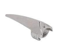 Strumento per Separare le Dita dei Capelli, Strumento per Separare i Capelli, Strumento per la Selezione Dell'anello di Sezionamento dei Capelli, Trecce per Dreadlock Durevoli in Lega(D'argento)