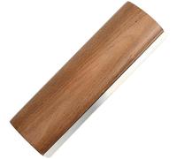 Strumento per spargimento cavalli con lama in metallo, spazzola lunga in legno per rimuovere peli sciolti e sporco, accessorio per la cura della pelle, finitura in legno lucido, 20,1 x 6,9 x 3,3 cm