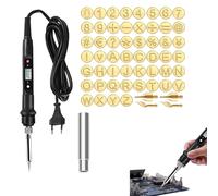 Strumento per stampaggio a caldo, kit per bruciare il legno con timbri di lettere | Penna a sfera multiuso per bruciare il legno, strumenti per - Strumento bruciatore per incisore