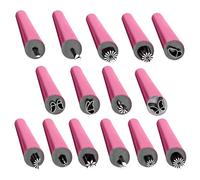 Strumento Per Stampaggio Unghie - Set Di Pennarelli Per Decorazione Unghie, Kit Di Stampaggio Con Disegni | Strumenti Per Punteggiatura Manicure Con Stampatore E Raschietto In Silicone Trasparente