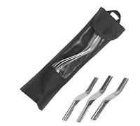 Strumento per Stuccatura e Riempimento - 3 Pezzi Doppia Testa Acciaio Applicatore Sigillante,Kit di Precisione per Sigillatura,Ideale per Bagno Cucina Toilette Doccia Camera da