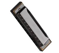 Strumento per suonare l'arpa per armonica blues chiave C 10 Atene Nero Aspetto squisito Set Di Armonica