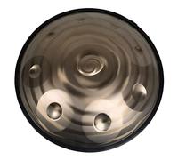 Strumento per tamburo Handpan in re minore 9 10 12 note Tamburo con lingua in acciaio da 22 pollici con borsa per pan a mano morbida, 2 martelli per handpan, supporto per han