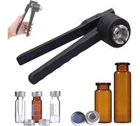 Strumento per tappatura profumi, Piegatrice manuale for fiale completamente in alluminio, piegatrice for flip off, strumento for crimpare tappi di bottiglia, tappatrice in acciaio inossidabile(28mm)