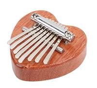 Strumento per Tastiera Portatile in Mogano Portatile per Pianoforte a Forma di Cuore per Principianti