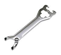 Strumento per tazza regolabile Chiave per movimento centrale per bicicletta Strumento per rimozione tazza per movimento centrale Chiave per asse bici multifunzionale Chiave per movimento centrale