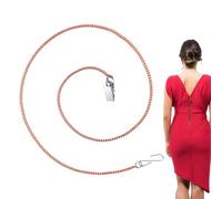 Strumento Per Tirare La Cerniera Per Abiti, Stivali, Cappotti E Borse | Tiralampo In Metallo Da 80 Cm Con Gancio E Clip | Assistente Universale Per Cerniere Per Vestirsi Senza Sforzo | Portatile E Dur