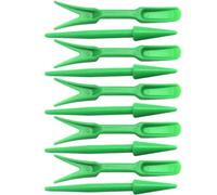 Strumento per Trapianto Mini Verde Abs 10 Set per Giardinaggio | Testa Tonda e Forca, per Piante Grasse e Ortaggi, Uso Indoor e Piccoli Spazi
