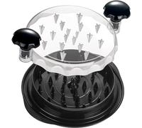 Strumento per tritare il pollo aggiornato design visivo con 4 cuscinetti manico ergonomico base anti-slittamento super lavabile in lavastoviglie Heat BPA Free migliore delle artigli carne di vitello m