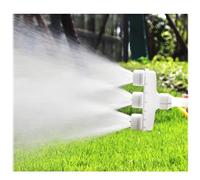 Strumento per ugello per atomizzatore per agricoltura multi -testa ugello ugello uguale Accessorio per il tubo del giardino spray per agricoltura, verdura all'aperto bianco 3-heads