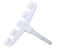 Strumento per ugello per atomizzatore per agricoltura multi -testa ugello ugello uguale Accessorio per il tubo del giardino spray per agricoltura, verdura all'aperto bianco 5-heads