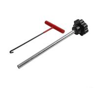 Strumento per valvola, 3 pezzi per cambio rapido della valvola degli pneumatici, kit di installazione per riparazione pneumatici, strumento di ricambio per auto e moto (nero)