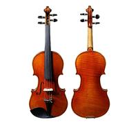 Strumento Per Violino Fatto A Mano Ad Alte Prestazioni Con Tavola Singola In Acero E Top In Abete 4/4 3/4 1/2 1/4 1/8 (Color : Ebony 1/2)
