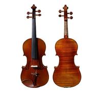 Strumento Per Violino Fatto A Mano Ad Alte Prestazioni Con Tavola Singola In Acero E Top In Abete 4/4 3/4 1/2 1/4 1/8 (Color : Mahogany 4/4)