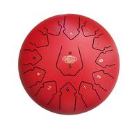Strumento Percussioni Da 12 Pollici a Tamburo Da 12 Pollici Da 12 Pollici in Acciaio, Tambourine Con Bacchette, Borsa Tote, Regalo Per Principianti E Amanti Dello Yoga, Meditazione (Color : D)
