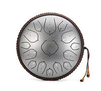 Strumento Percussioni Da 14 Pollici Da 14 Pollici In Acciaio 15 Pollici, Kit Tamburo In Acciaio Con Bacchette/Culle Dita/Punteggio Musicale, Un Regalo Per Principianti E Amanti Dello Yoga