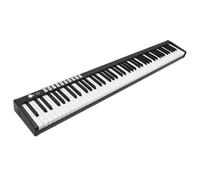 Strumento Pianoforte Elettronico Pianoforte Elettronico Portatile 88 Tasti Strumento Intelligente Dalle Prestazioni Professionali(Black)