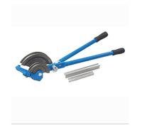 Strumento piegatubi, doppia scanalatura da 15 mm e 22 mm, resistente a 180°, per piegare tubi in rame, strumento durevole per modellare tubi, ideale per progetti idraulici e HVAC