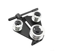 Strumento piegatubi e raddrizzatore per tubi del freno, piegatubi manuale in acciaio al carbonio con regolazione dell'angolo di precisione, fessure di limite antiscivolo, maniglia ergonomica a leva