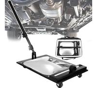 Strumento pieghevole for ispezione sotto l'auto con luce LED, specchio retrattile, ruote for la manutenzione del veicolo(1pcs)