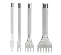 Strumento Pong Punch Strumento ad alta velocità Incadella Scempia Set di buchi di pelle professionale Punte di forniture industriali per la creazione di progetti fai - -te in pelle (1+2+4+6 Set di