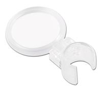 Strumento portapenne con lente d'ingrandimento, clip su penna artificiale diamantata, lente d'ingrandimento per pittura, disegno, ricamo