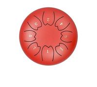 Strumento portatile mini tamburo a lingua Piccolo tamburo a lingua con bacchette Tamburello Strumento a percussione Strumenti a percussione vintage for meditazione e yoga Suono forte e chiaro Facile d