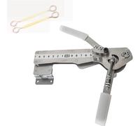 Strumento portatile per la piegatura del filo, piccola macchina manuale per la battitura ad anello, dimensione del filo 1 quadrato-6 quadrato, 4 mm/6 mm regolabile, facile da trasportare, per officine