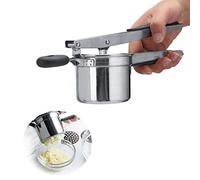 Strumento Pressa per patate in acciaio inossidabile, Aglio pressa per Patate Mannual, Staccabile in Acciaio Inox Portatile pressa per Patate Ricer schiacciapatate per Alim