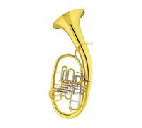 Strumento Professionale Corno Francese Corno Francese A 4 Tasti A Doppia Fila Laccato Oro In Fa Bemolle O Si Bemolle(5)