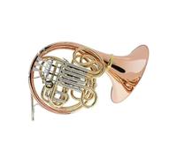 Strumento Professionale Corno Francese Corno Francese A 4 Tasti Doppia Oro Rame Rosa B/F Prestazioni Professionali Per Principianti(3)