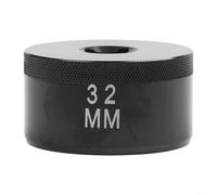 Strumento professionale da 32 mm in alluminio per forcella Fox modelli 36 38 e 40 con interfaccia a cricchetto da 3/8 pollici per rimozione sicura del tappo superiore della mountain bike nero