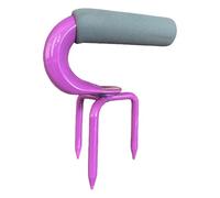 Strumento professionale da giardino portatile resistente alla ruggine denti triangolari modello miglioramento drenaggio per la salute delle radici delle piante Strumento da giardino in acciaio al
