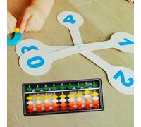 Strumento Professionale Di Calcolo Per Bambini Con Perline Colorate Abaco Per La