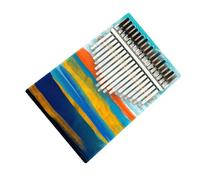 Strumento Professionale Dipinto 17 Tasti Colore Kalimba In Legno Pianoforte Portatile Con Accessori Kalimba Strumento Musicale (Color : 07)
