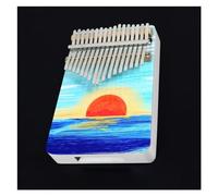 Strumento Professionale Dipinto 17 Tasti Colore Kalimba In Legno Pianoforte Portatile Con Accessori Kalimba Strumento Musicale (Color : 01)