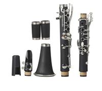Strumento professionale per clarinetto in Sib a 17 tasti, tutto nero, adatto a principianti e adulti Strumento Clarinetto